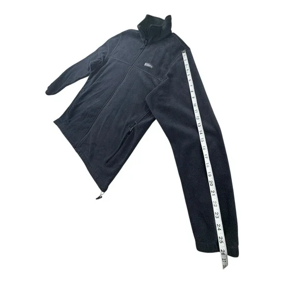 Columbia Full Zip Fleece Jacket Black L Women's Outdoor Warm Layer‎ - Picture 6 of 9